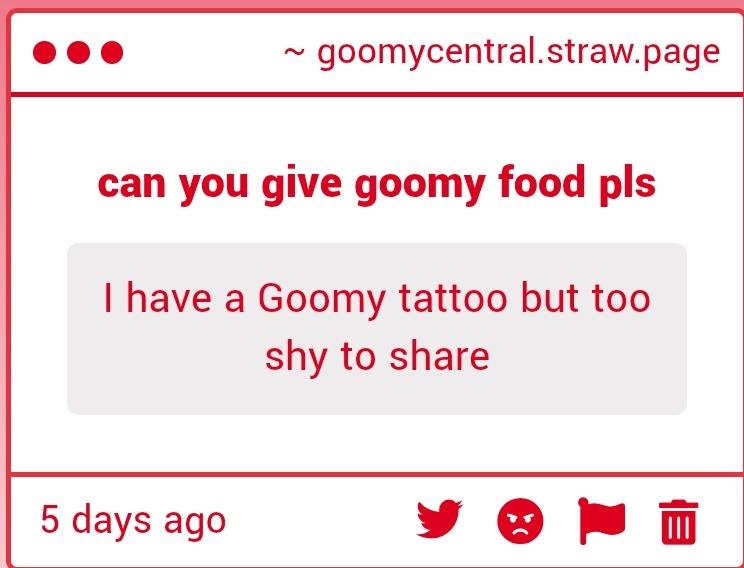 following every goomy fan tweet media