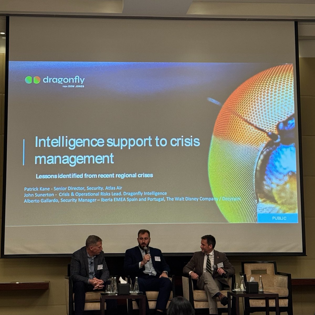 dragonfly_int's tweet image. Great first day at #1stCSO360MiddleEast in #Dubai! 🌟 John Sunerton joined the panel on “Intelligence Support to Crisis Management: Lessons Identified from Recent Regional Crises”. 

Catch him and the team tomorrow for Day 2!
