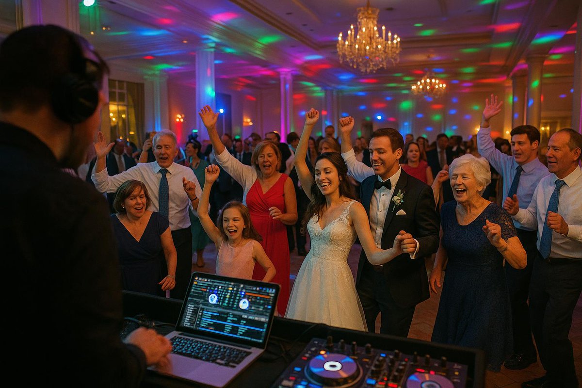 SafeinSoundtbay's tweet photo. Ready for a wedding reception everyone will talk about? 🎧 Safe In Sound knows how to keep the energy up and the dance floor full. Make your celebration unforgettable! Like &amp; retweet if you love great music! #ThunderBayDJ #WeddingMusic https://t.co/Ty6pUf9cHc