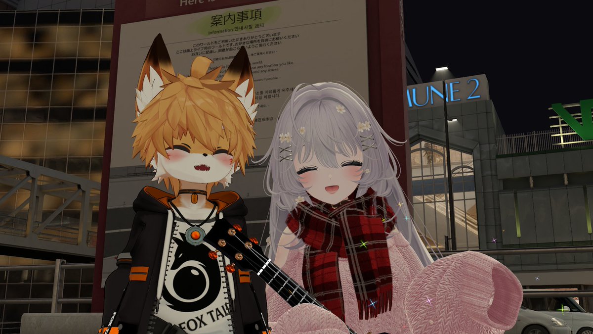 VRシンガーで推しの1人、まみちかさんのライブ初めて一番乗りしたのに、ヘッドセット電池切れ・回線エラー・PC再起動のトリプルパンチで記念撮影間に合わず・・・ショックで落ち込んでたけど、最後にツーショット撮って下さって感激！アフターライブがミニキャラで可愛かった(*'▽')
#まみちかのお庭