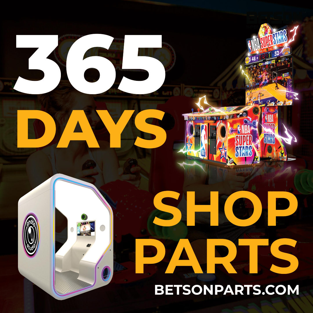 BetsonSolutions's tweet image. Every minute of downtime is lost revenue! 💰 Keep your arcade machines earning with reliable parts from BetsonParts.com. We stock thousands of parts, ensuring your operations run smoothly.