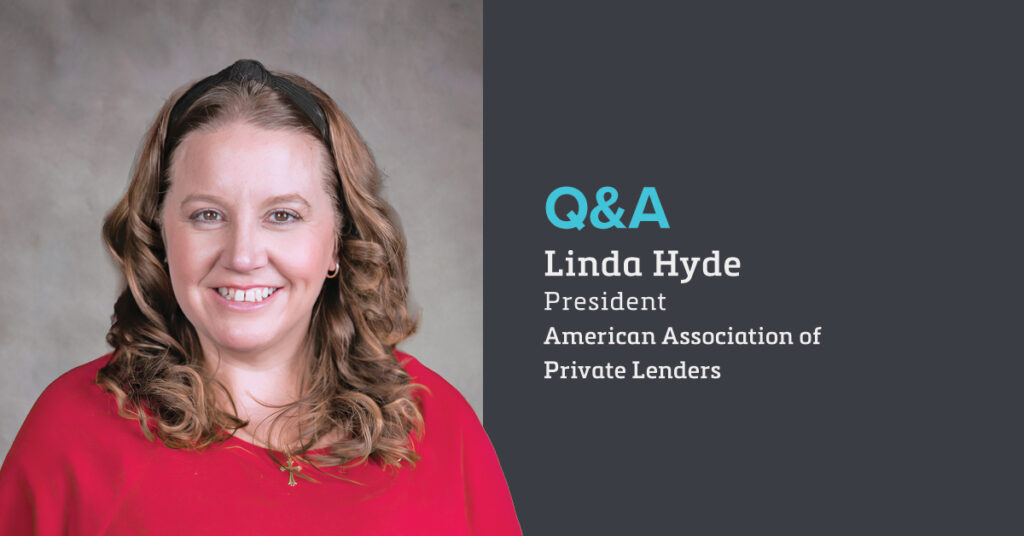 AAPL building a home for the private lending industry
Read our Q&amp;A with Linda Hyde of <a href="/AAPLOnline/">AAPL</a> 👉 loom.ly/EZRcvik