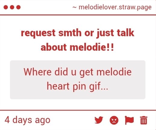 melodielovers's tweet photo. 1. hi morri 👀👀👀👀
2. melodih💗💗💗💗💗💗💗🤤🤤🤤🤤🤤
3.HELLO THIS IS SO GOOD 🥹🥹🥹🥹💗💗💗
4. i lowk just looked for melodie stickers on strawpage 💔💔💔💔 https://t.co/Ex6NANJFQ7