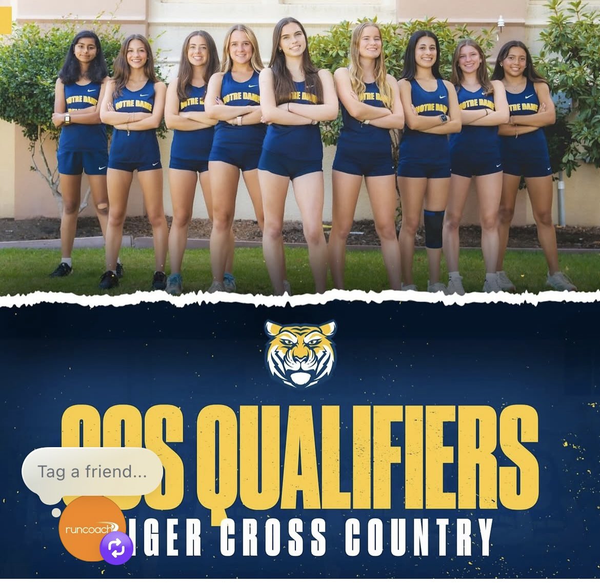 Congratulations to Coach Tom and his team

The biggest CONGRATS to our Tiger Cross Country Team who qualified for CCS this afternoon after a strong showing at the WBAL Finals! This is the first time in 3 years the Tigers have qualified! Let’s Go!
