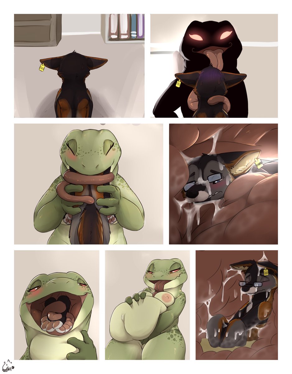 neemyart's tweet photo. Fox becomes frog food https://t.co/7LD3KeLkGY