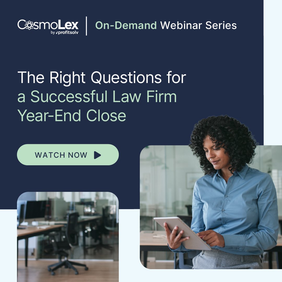 The only thing worse than a messy year-end close? Realizing it in January. 😬 

This workshop shows you the right questions to ask to catch issues early &amp; build a 2026 growth roadmap.️ Watch now ▶️ hubs.ly/Q03QBQyv0 #YearEnd #LegalAccounting #CosmoLex