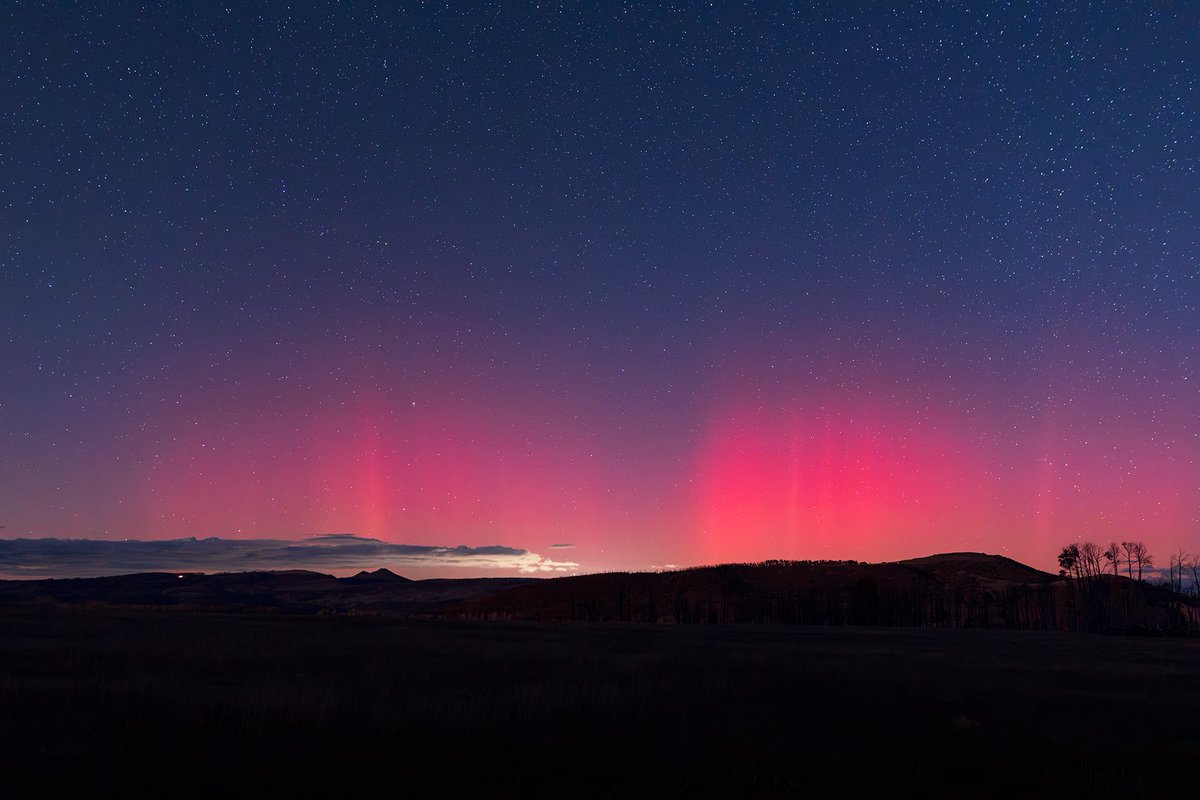 It’s been a while! The last aurora I saw was way back on September 29th from Last Dollar Road in Telluride. Let’s hope this upcoming event delivers!