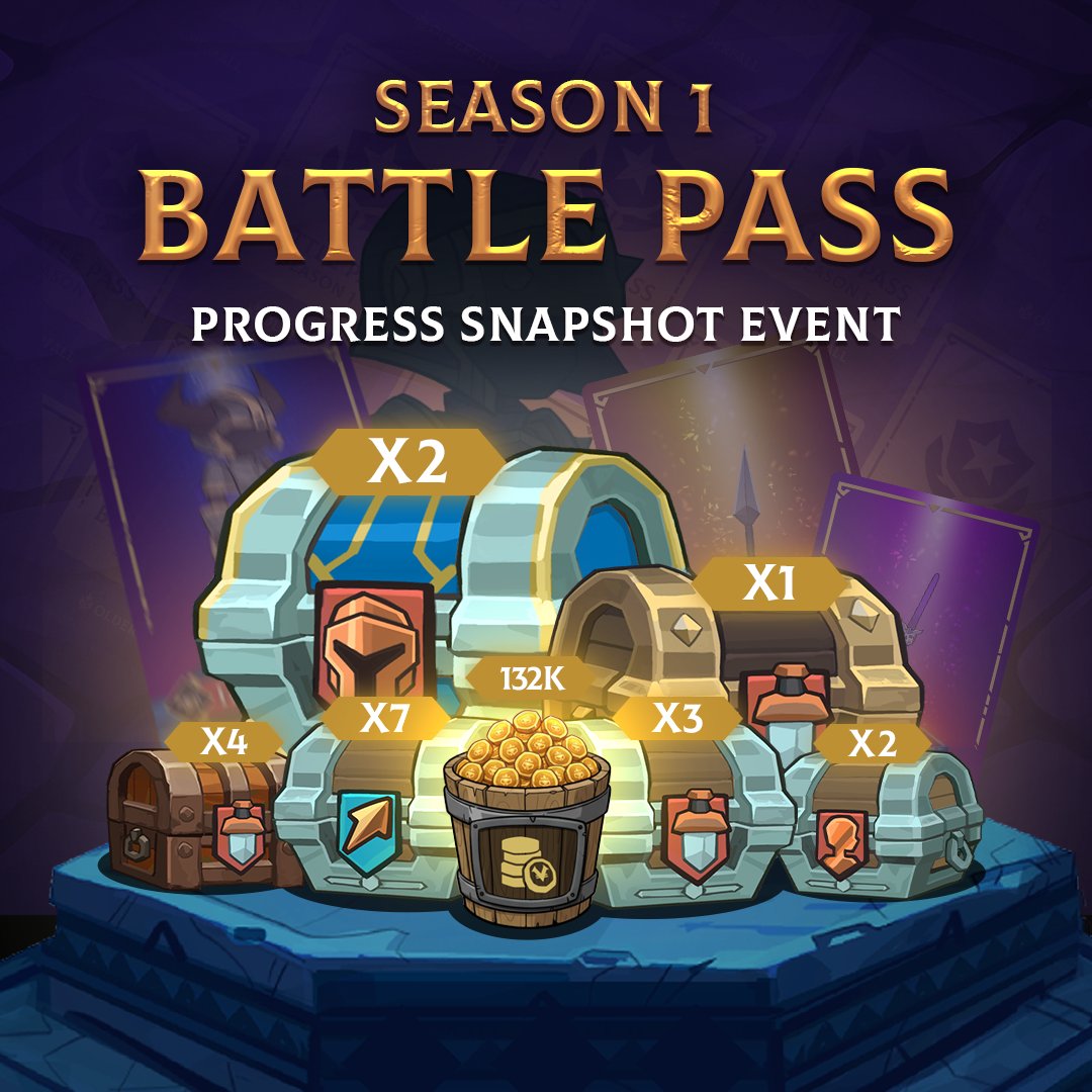 🔥SEASON 1 ENDS NOV 21! 🔥

How’s your Battle Pass looking, Master?👀
📸 Screenshot your Battle Pass, tag <a href="/Olderfall/">Olderfall</a> &amp; RT! 🔁

💠Lvl 15+ → enters a draw to unlock Battle Pass+ FREE in Season 2! 
💎Below Lvl 15 → enters a draw for an extra Fallen Slot!

Let’s see your grind⚔️
