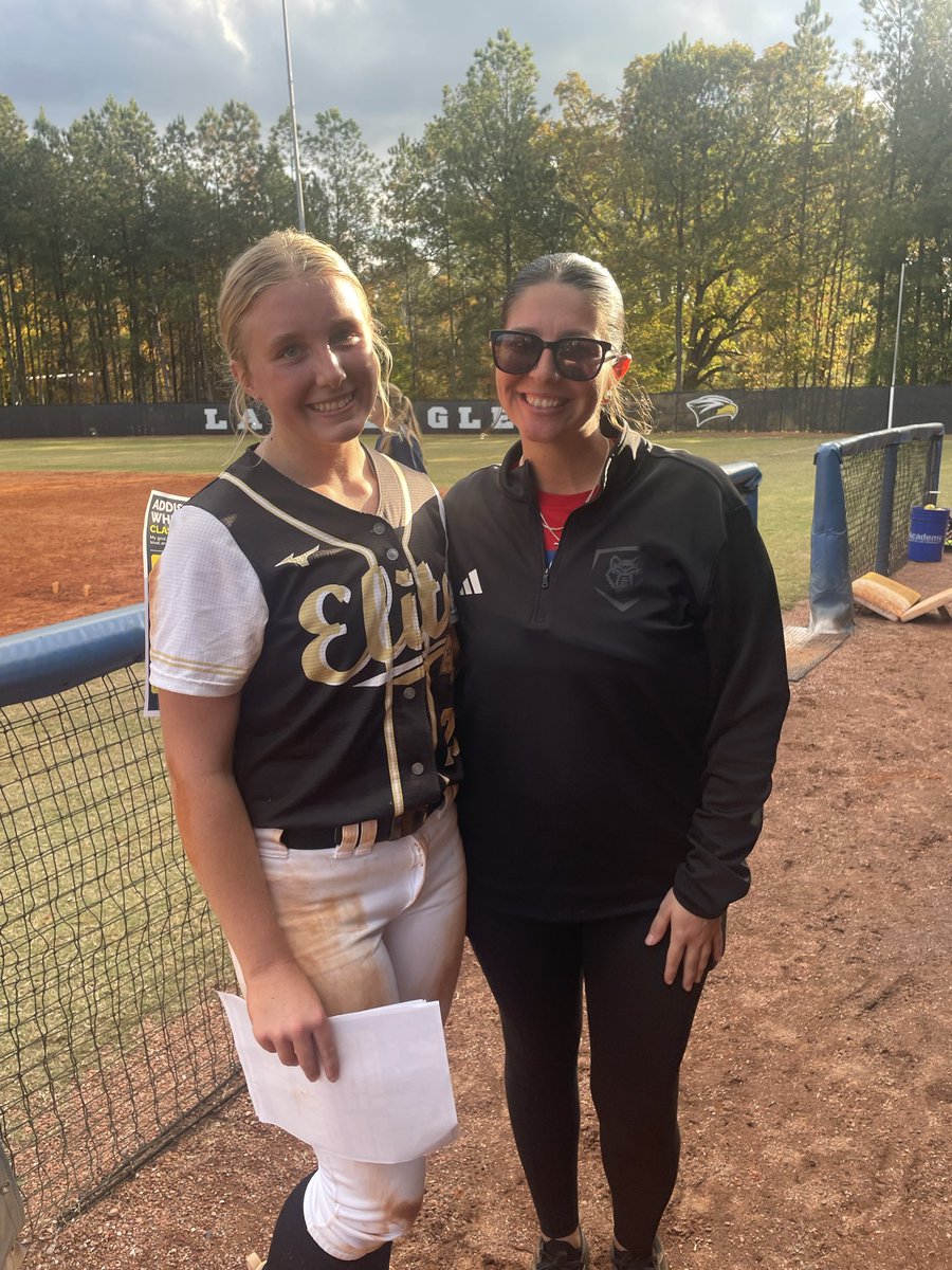 addison_w20's tweet photo. I had a great time at the College Coaches Showcase Camp this last Saturday in Kennesaw. It was a great time to get out and meet new coaches. Cannot wait to be back on the field again next weekend at the Owl City Showcase! @UWGSoftball @MercerUSoftball @GeorgiaCollege @SamfordSB https://t.co/YegZLYpRcz