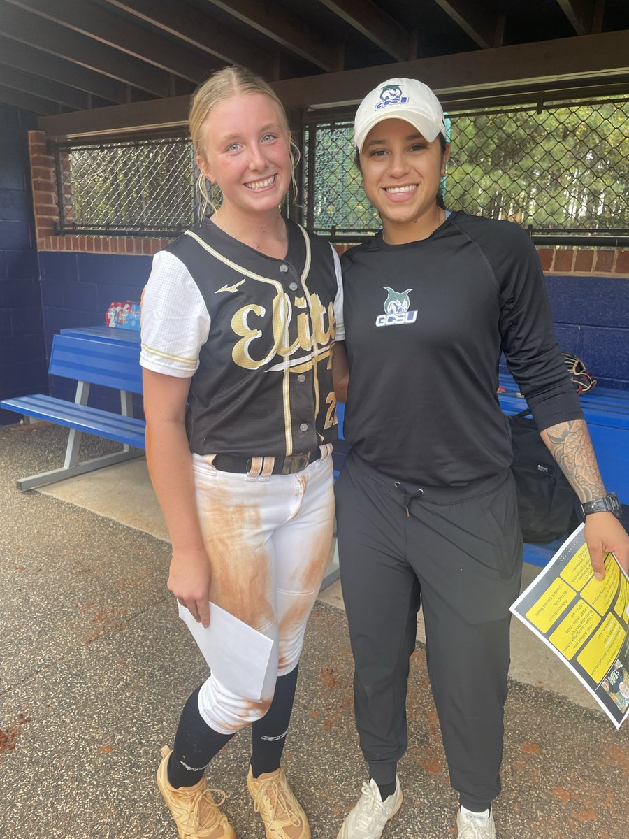 addison_w20's tweet photo. I had a great time at the College Coaches Showcase Camp this last Saturday in Kennesaw. It was a great time to get out and meet new coaches. Cannot wait to be back on the field again next weekend at the Owl City Showcase! @UWGSoftball @MercerUSoftball @GeorgiaCollege @SamfordSB https://t.co/YegZLYpRcz