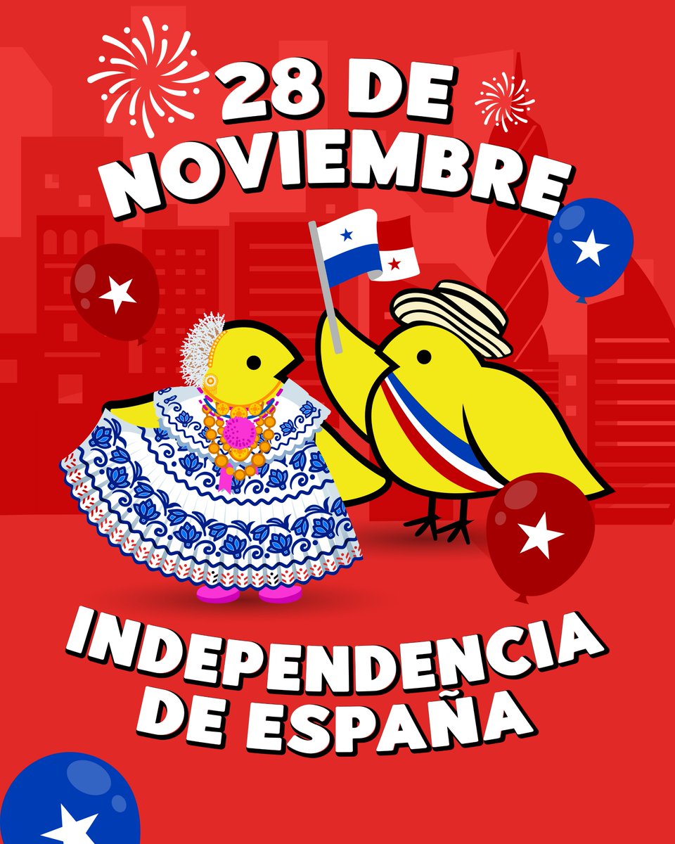 ¡Que viva Panamá! 🇵🇦🎉
Hoy conmemoramos el 28 de noviembre, día de nuestra independencia.
Y como buenos panameños, lo celebramos con mucho sabor. 🐥❤️

#PioPio #FiestasPatrias #IndependenciaDePanamá #LoMío