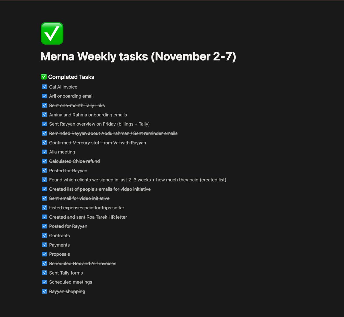 rayyanfkhan's tweet image. founders need to understand that not all tasks are created equal.

$10 tasks: responding to emails. data entry. reports. scheduling meetings. 

$1,000 tasks: closing deals. marketing. product. 

one sucks your time and makes you feel ‘productive’ 
the other drives your company…