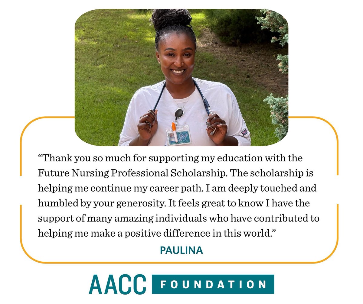 AACC Foundation tweet media