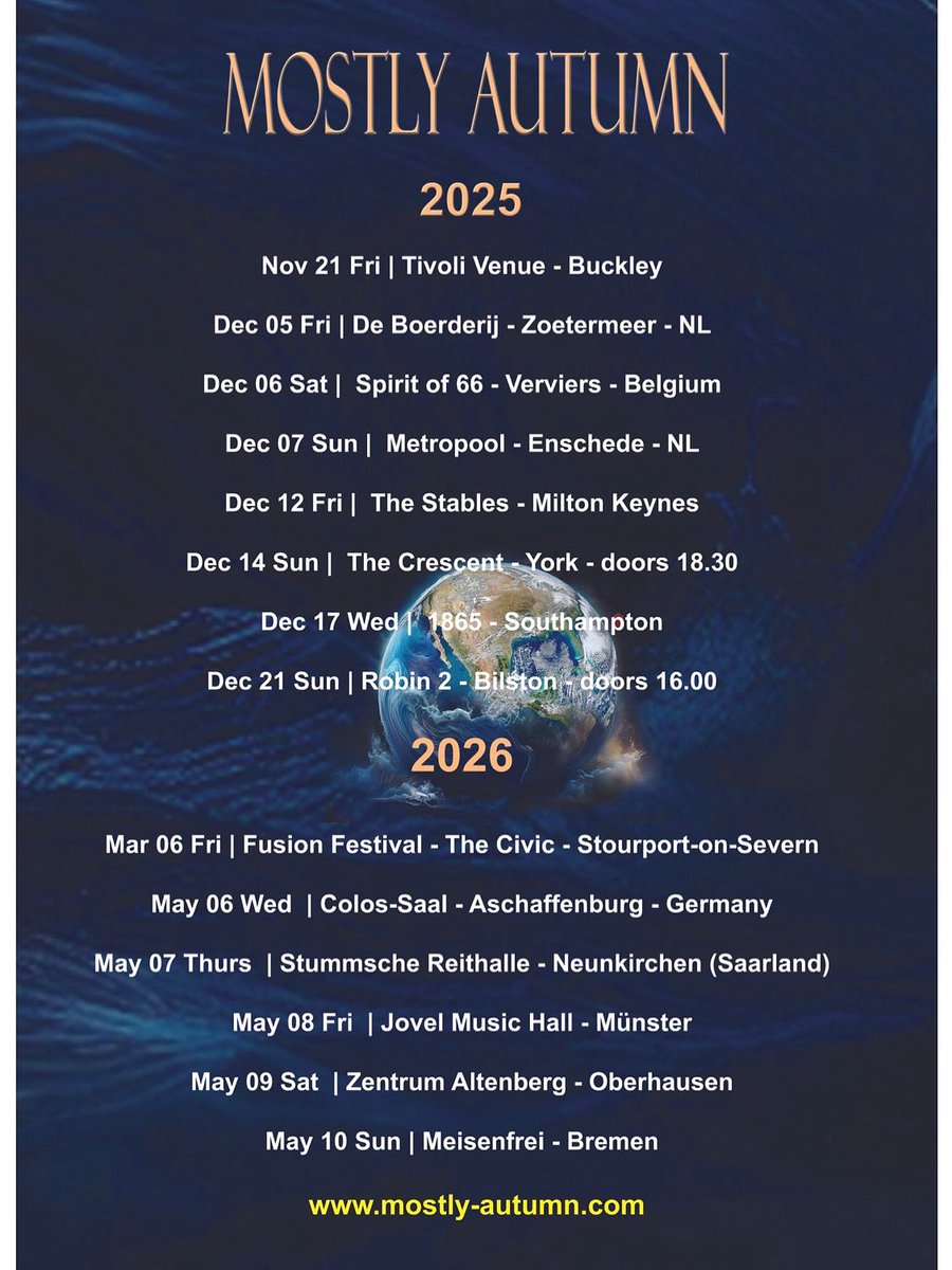 Mostly Autumn Official tweet media