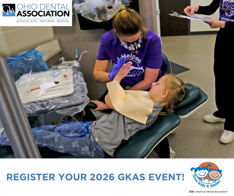 Don’t miss your chance to receive free products for your Give Kids A Smile event! Register your event by Nov. 15 to be eligible for products. Sign up here: oda.org/get-involved/i… #GKAS
