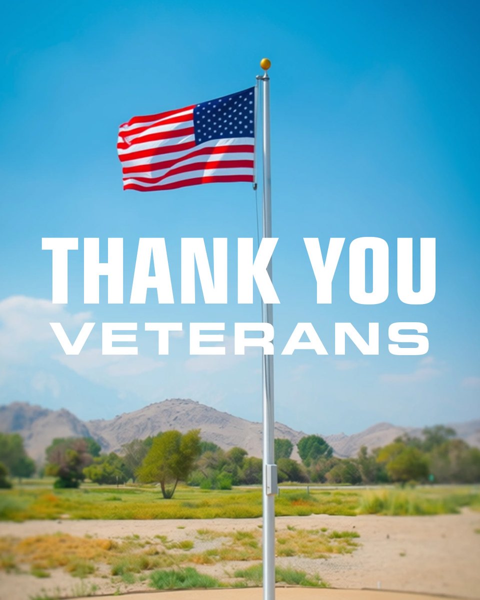 Work ethic, toughness, grit, dependability, service – veterans embody everything we believe in. Happy Veterans Day to all those who’ve served.