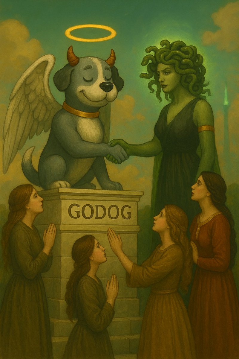 GODOG7777's tweet photo. 👑 DO OR DIE ⚔️
There’s no middle ground when it comes to $GODOG..
You’re either with the holy woof 🐶 Or lost in the rugged abyss 🔥
#GODOG #MemeCoin #DeFi #Solana #DegenLife #InWoofWeTrust #HeavenToBlockchain https://t.co/mu3CylSi9M