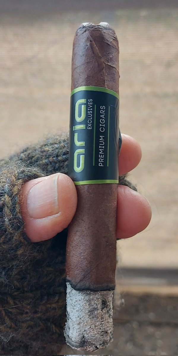 For my 3rd cigar of this #VeteransDay as a disabled Veteran, I thought I'd treat myself to one of my Aria Exclusives San Andres Maduros from .<a href="/yyoeliza/">Aria exclusives</a> 🔥💨👍
