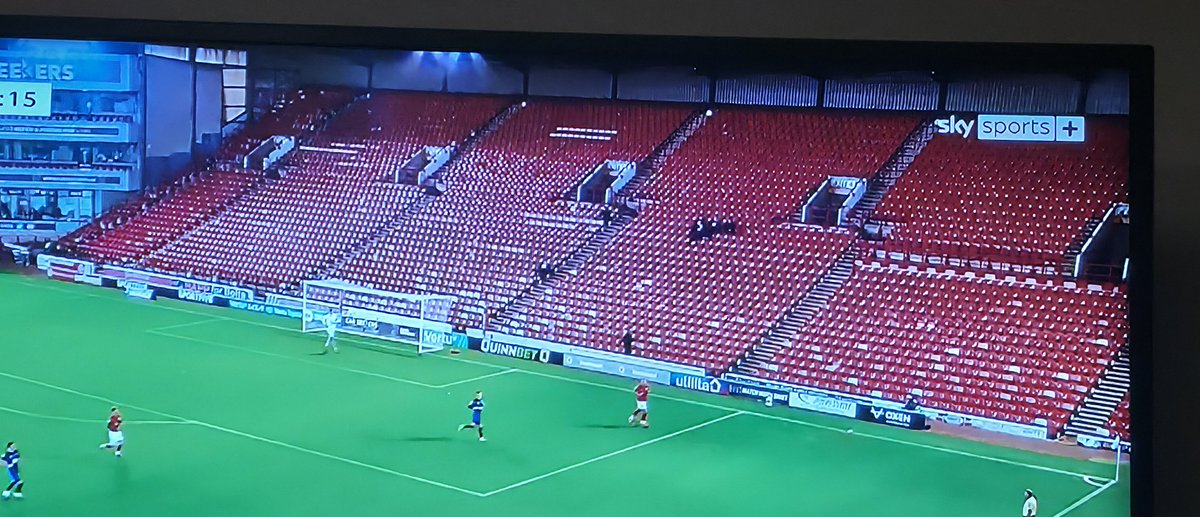 Still cannot understand how the EFL can look at this every Trophy game and go. 

This is fine 👍