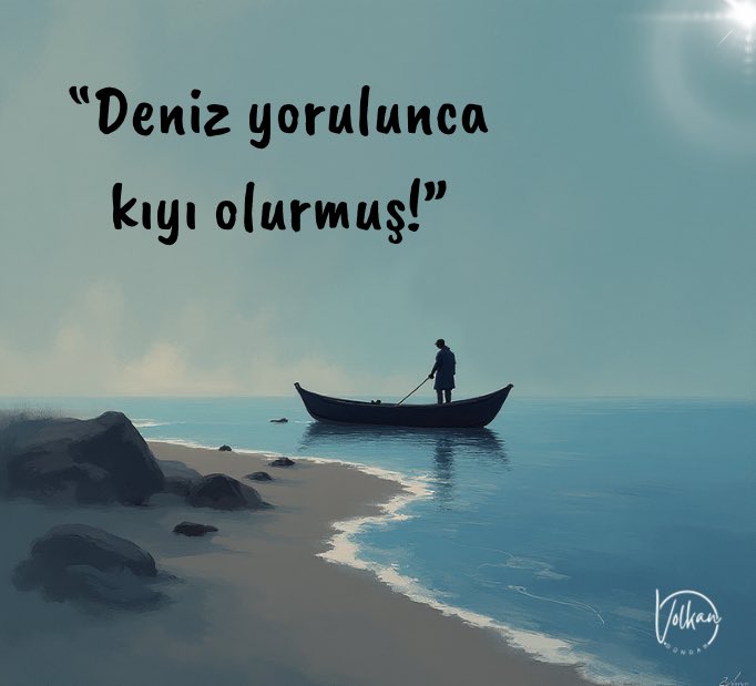“Deniz yorulunca kıyı olurmuş!”
#GeceyeBirNot #Yorgun #Sağlık
