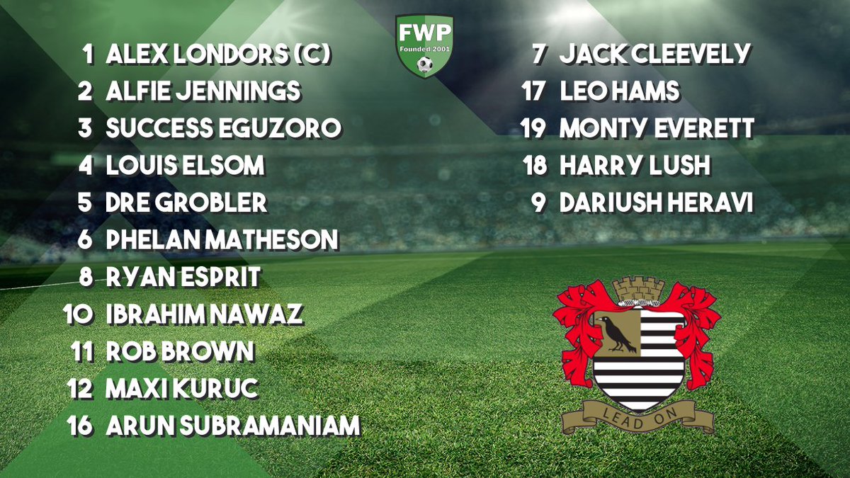 MOLESEY: Londors (C) Jennings Eguzoro Elsom Grobler Matheson Esprit Nawaz Brown Kuruc Subramaniam; SUBS: Cleevely Hams Everett Lush Heravi