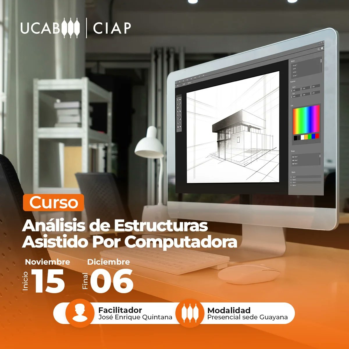 UcabGuayana's tweet image. Curso: Análisis de estructuras asistido por computadora.

Aprende a usar Autodesk Robot Structural Analysis Professional 2025, una herramienta potente para modelar, analizar y diseñar estructuras en concreto y acero bajo diversas normativas.

Más Info. 🔗qrcd.org/9PDY