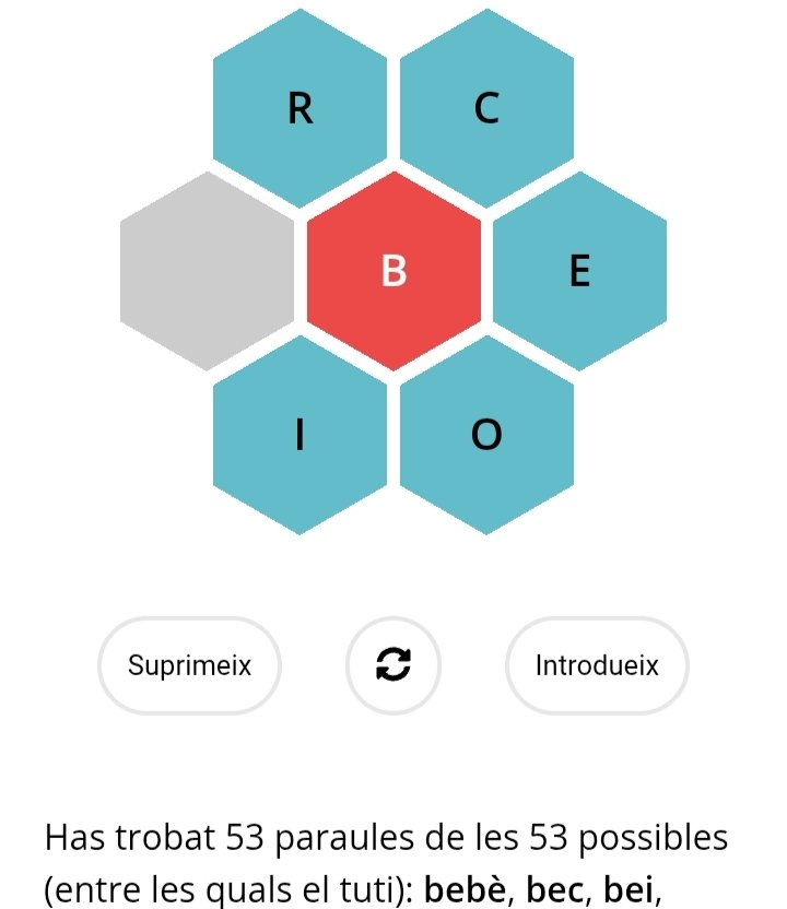 FermiSalles's tweet photo. PARAULÒGIC FINALITZAT ❗❗❗

📖🛑 Paraulògic núm. 1.471 (11/11/2025) 
53 paraules de les 53 possibles (entre les quals el tuti)

#tuti #tutis #Finalitzat #dadalògic #RodaMots #Completat #TotusTutis #Paraulògic #P̶a̶r̶a̶u̶t̶r̶ò̶l̶l̶i̶c̶ #Paraulotalògic #ParaulògicFinalitzat https://t.co/mcUfKbOKw7