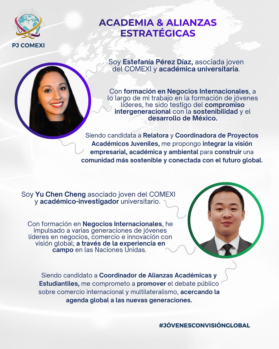 PJCOMEXI's tweet photo. 🎯  Nuestra propuesta busca consolidar un liderazgo con #visión global centrados en la #acción y en el #trabajoenequipo. 
Porque continuidad sin renovación es inmovilidad. https://t.co/NcysI2H4jk