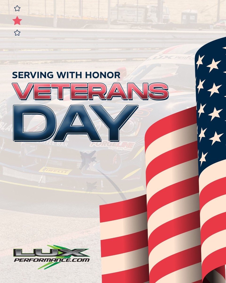 LuxPerformance's tweet image. Honoring heroes past and present. Happy Veterans Day!