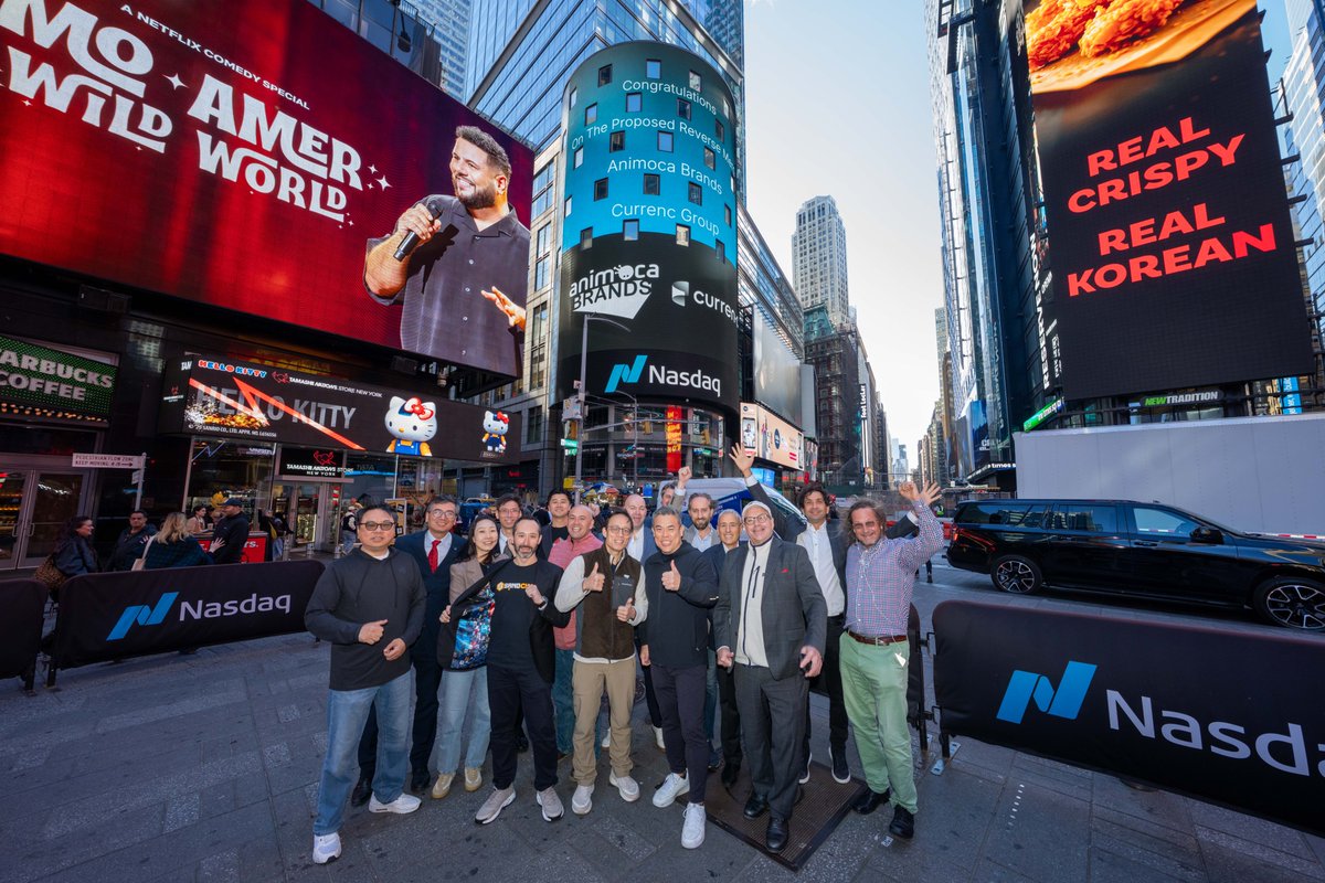 TheSandboxGame's tweet image. A major milestone for @TheSandboxGame!

Our parent company, @AnimocaBrands, announced plans for a reverse merger with @Nasdaq-listed Currenc Group Inc.  

It’s another step toward realizing a world where players and creators truly own their digital identities.  

We’re thrilled…