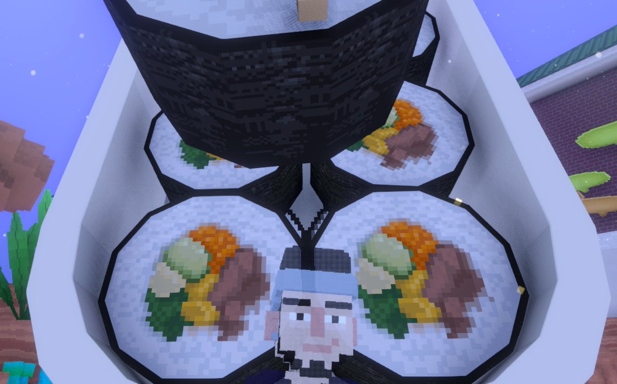 meta_gravity's tweet photo. Living my Korean drama dream with this gimbap lunchbox @TheSandboxGame  https://t.co/bGnyCAdJxF https://t.co/4hzsRAutxH