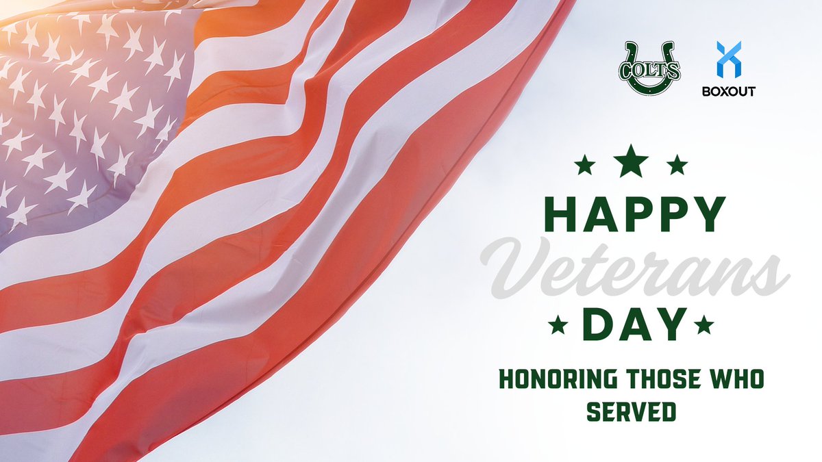 Happy Veterans Day. Today, we honor the brave men and women who have served our country. Thank you for your sacrifices.