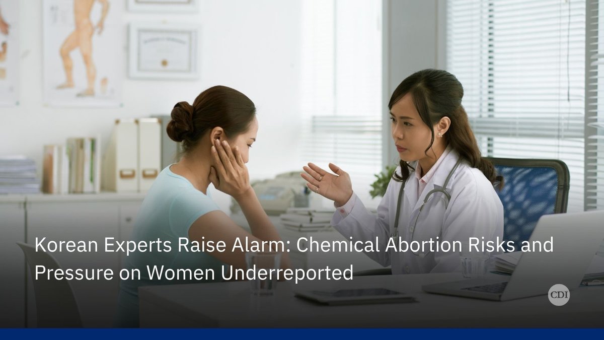 ChDaily_News's tweet image. Korean experts warn of “underreported” chemical abortion risks—61% of women report feeling pressured to abort. Are we doing enough to ensure women get full info and real choice?  
#WomensHealth #ReproRights #ListenToWomen #InformedChoice
🔗 dlvr.it/TPCgZl