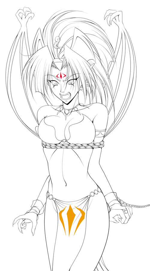 昨日11月11日は #線画の日 だったそうです。

1枚目は2025年賀CG…超差分だらけ…😭
2枚目は依頼のワーズワースのデルタ…久しぶりのキャラ。😉
3枚目は依頼のシャロンのCG…触手は久しぶり。😏
4枚目はディードリット…差分…😨

無駄な線は一切描かない歪んだ線が嫌いな神経質さんdeth。🫥 