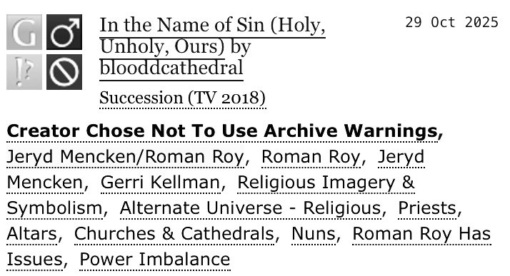 boyinruin's tweet photo. ๐ผn the name of sin (โoly, ๐ฐnholy, ๐ชurs)
#Romencken | Roman is meant to serve God, but keeps serving trouble instead.
โ https://t.co/5OJmBgMqWm https://t.co/mAm4bkSbbl
