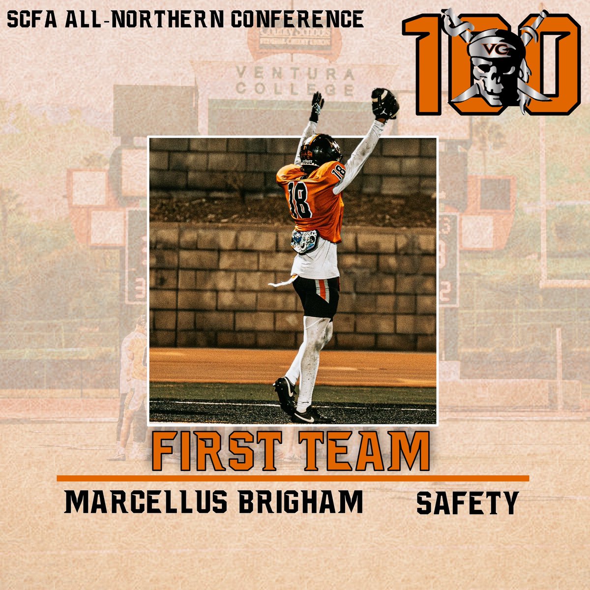 All Conference DBs First Team Selections #VCFF