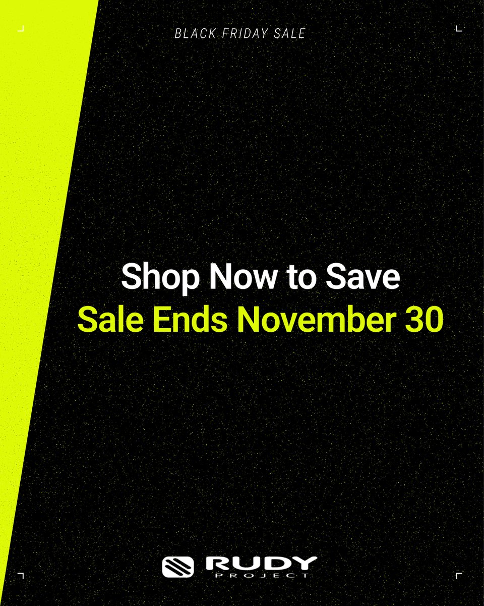RudyProjectNA's tweet image. Our Black Friday Sale starts today❗️Kick off the season with up to 35% off Rudy Project performance gear, from aerodynamic helmets to photochromic sunglasses, plus a free protective case with select helmet purchases. rudyprojectna.com