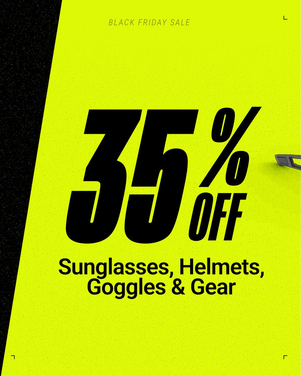RudyProjectNA's tweet image. Our Black Friday Sale starts today❗️Kick off the season with up to 35% off Rudy Project performance gear, from aerodynamic helmets to photochromic sunglasses, plus a free protective case with select helmet purchases. rudyprojectna.com