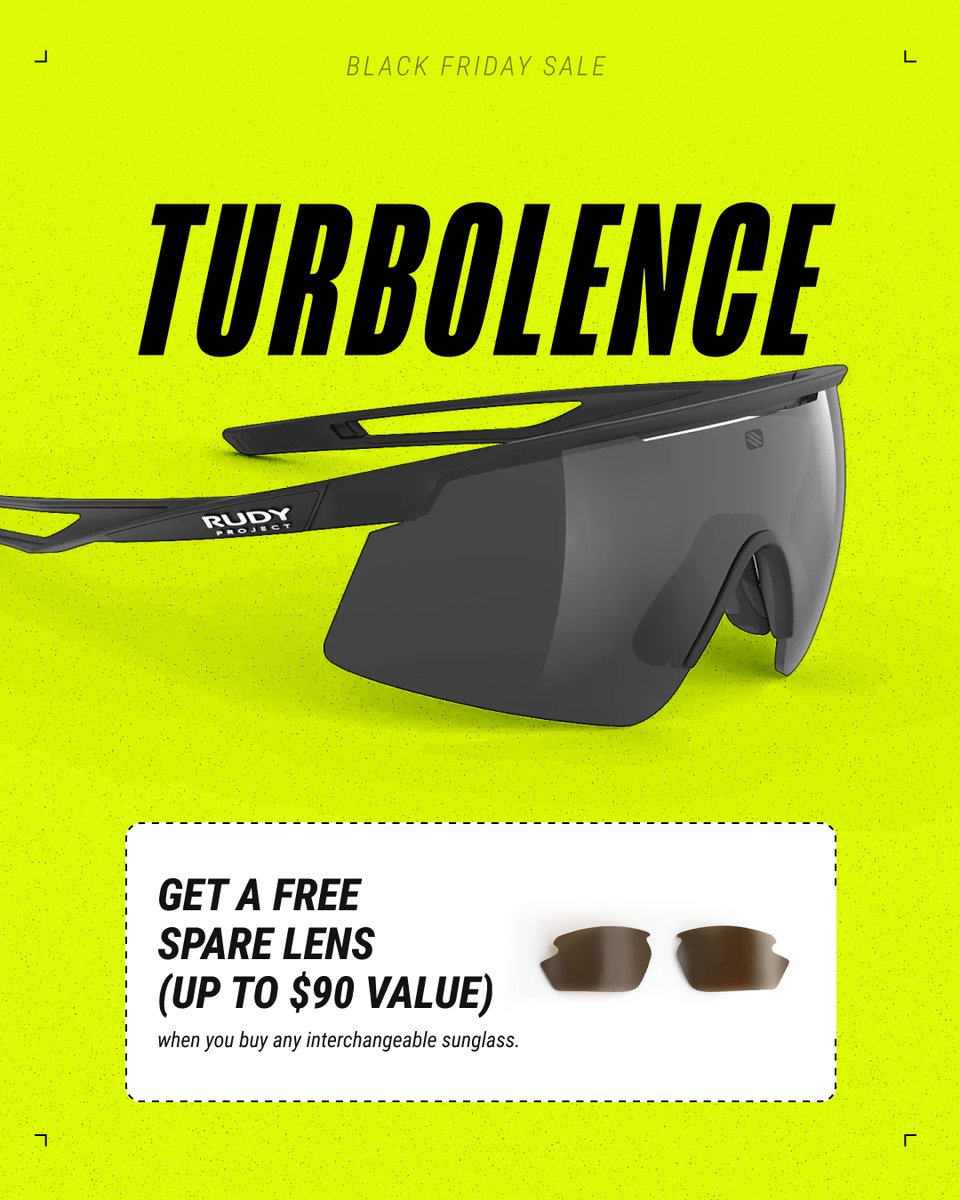 RudyProjectNA's tweet image. Our Black Friday Sale starts today❗️Kick off the season with up to 35% off Rudy Project performance gear, from aerodynamic helmets to photochromic sunglasses, plus a free protective case with select helmet purchases. rudyprojectna.com