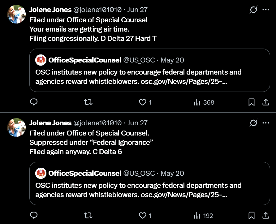 osintel101's tweet photo. Based on all information currently available, we have to consider Ms. Jones' protected status claim illegitimate. We will continue to monitor the developments involving the her and the firm, and if they warrant it, will follow-up on future developments with more analysis. (9/9) https://t.co/bLeMlQwyeH