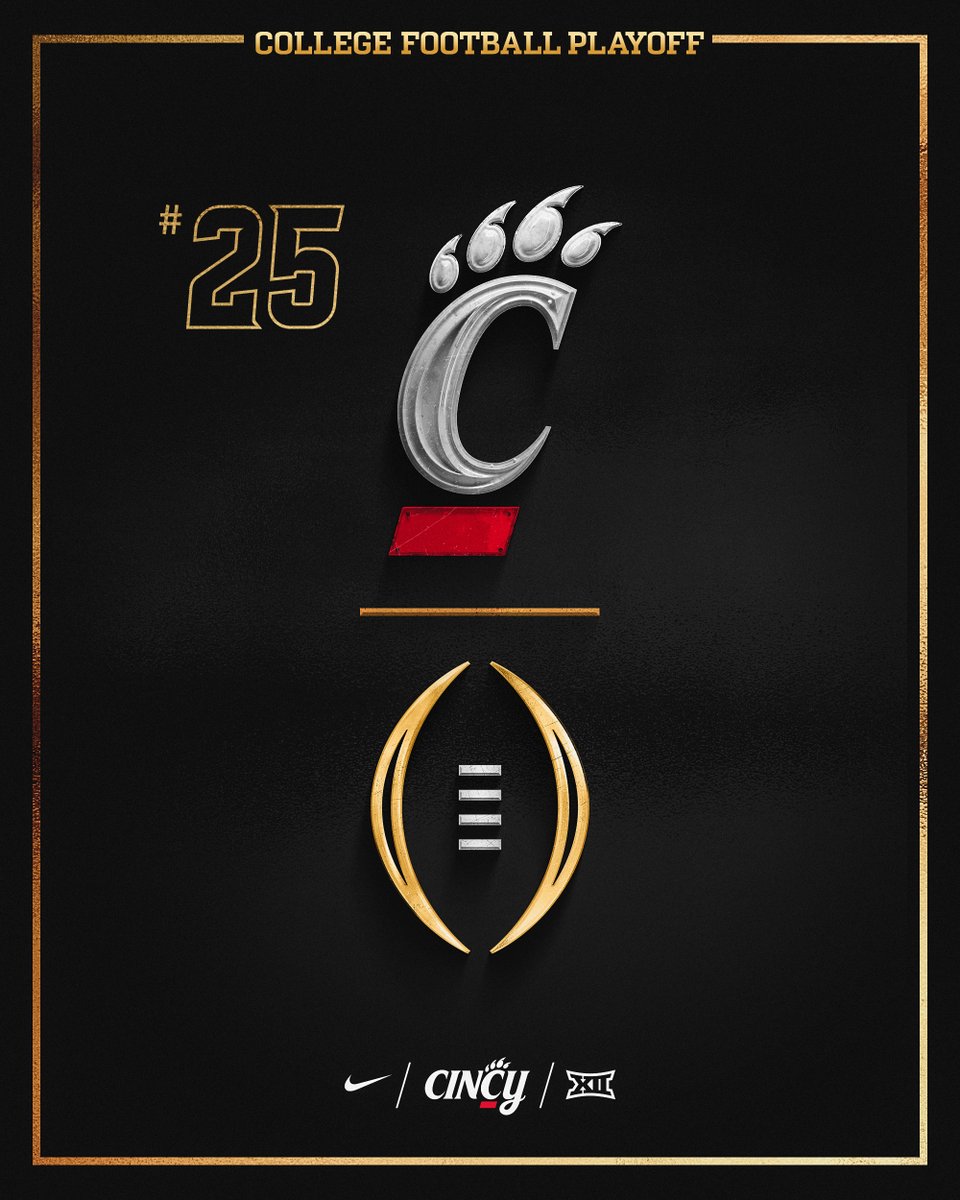 Checking in at #25 in the CFP rankings. 🤝