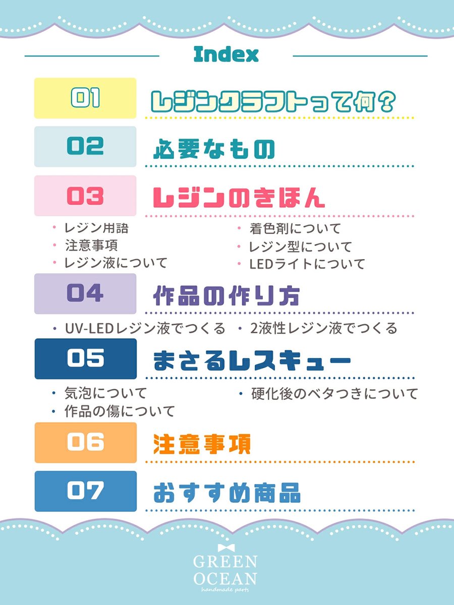 隠れ工房GreenOcean/レジン・ハンドメイド資材のお店 on X