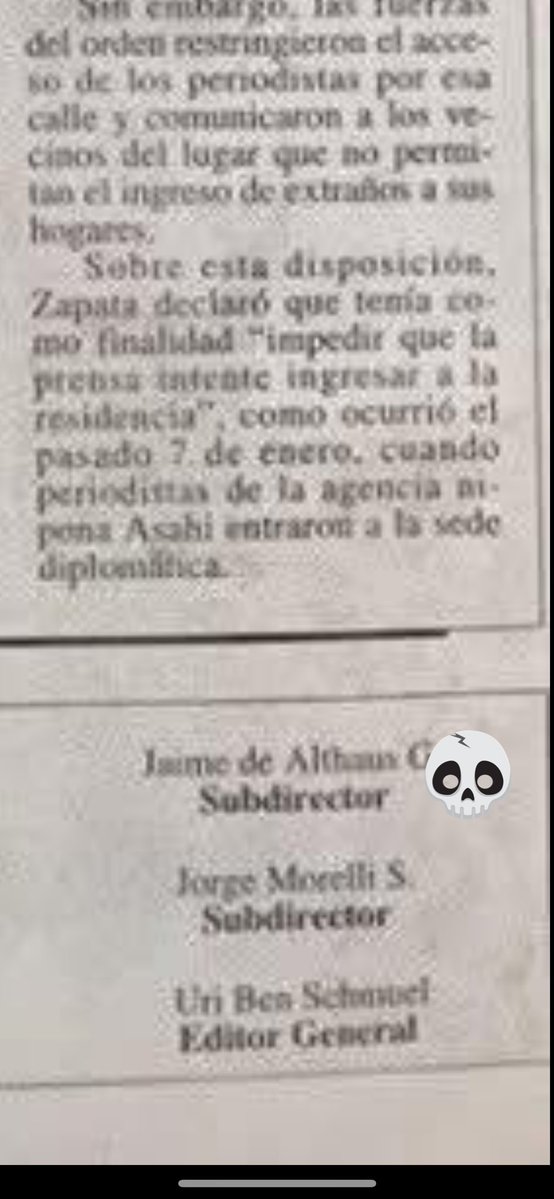 santoschilcano's tweet image. Pocos se han dado cuenta, pero el mismo día que La República sacó lo de “El túnel sí existe” -7 de marzo del 97-, El Comercio y Expreso también publicaron la noticia. Y no solo eso: Expreso dio la dirección exacta del inmueble en cuestión. Su subdirector era Jaime de Althaus 🧐