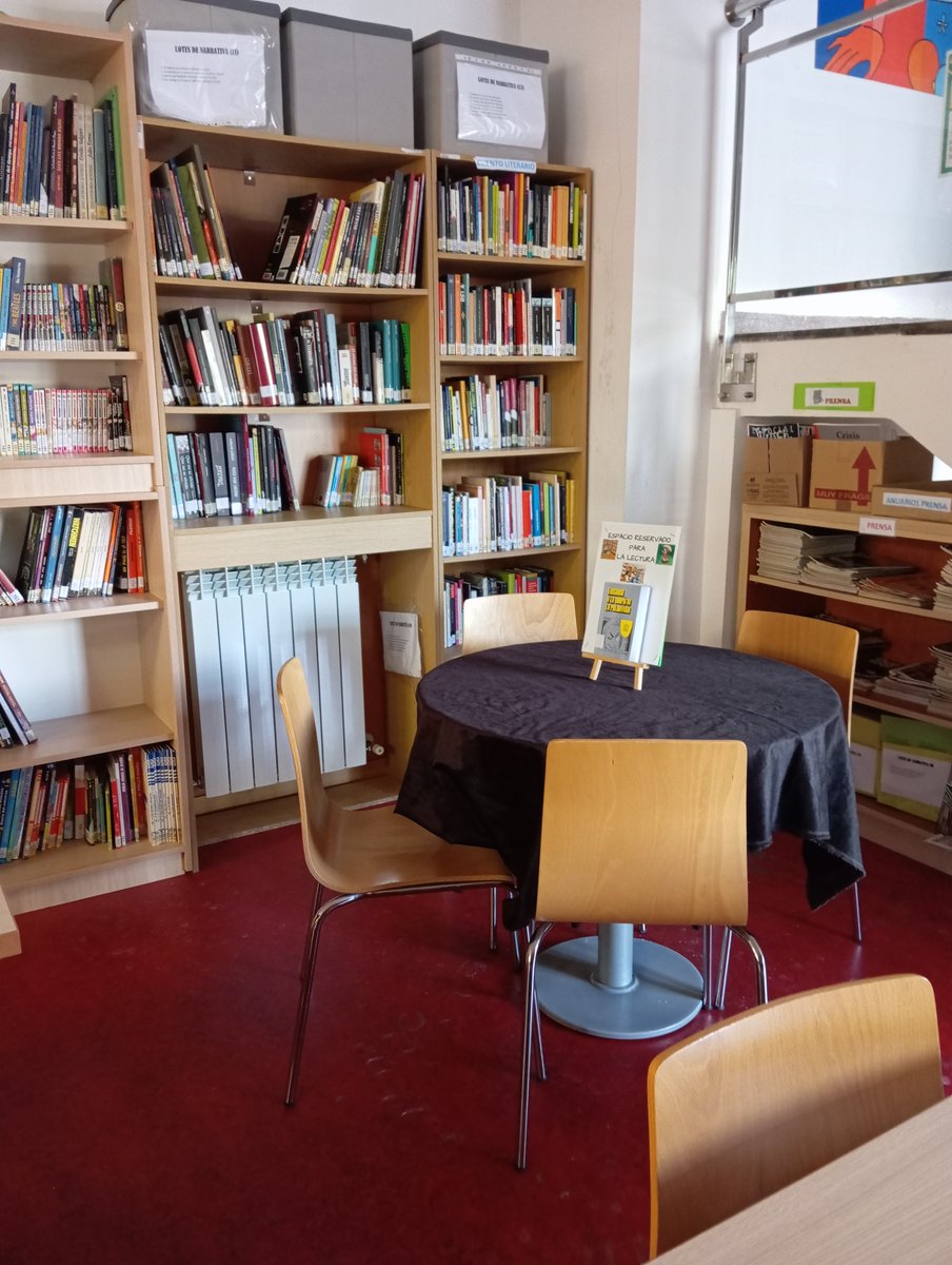 Estrenamos Rincón en la biblioteca. No os lo perdáis.

#leermola