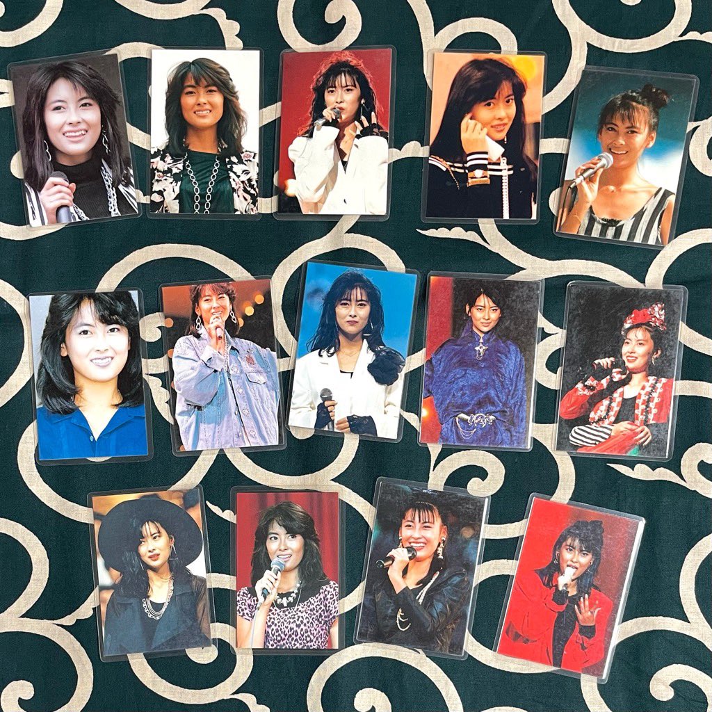 スーパーアイドル #中山美穂 さんの#ラミネートカード もやってきまし