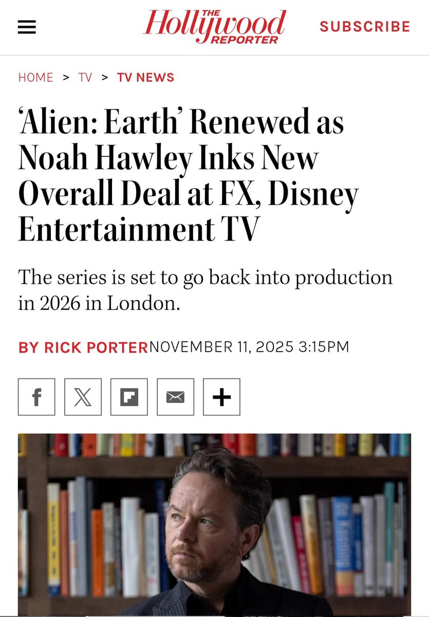 ALIEN EARTH has been renewed for a second season.