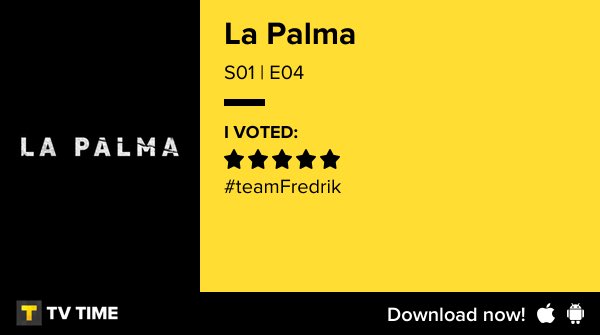 FAW_G3's tweet photo. #tvtime La Palma

المسلسل بشكل عام ممتاز، فيه بعض الاحداث غير المنطقية لكن حماسي وجداً مؤثر خاصتاً النهاية. https://t.co/Vcu8l5oAM0
