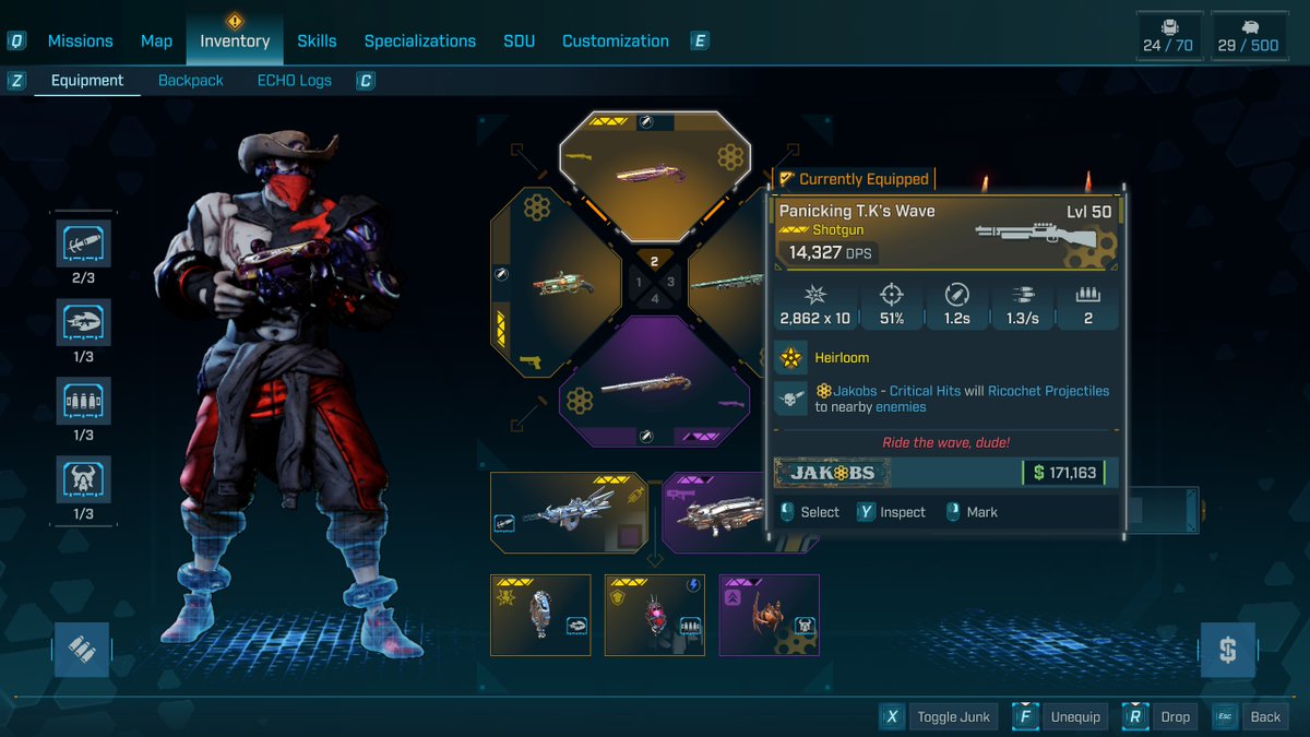 HOLY ROLL! I didn't know it could roll damage that high. My deputy Amon is happy.