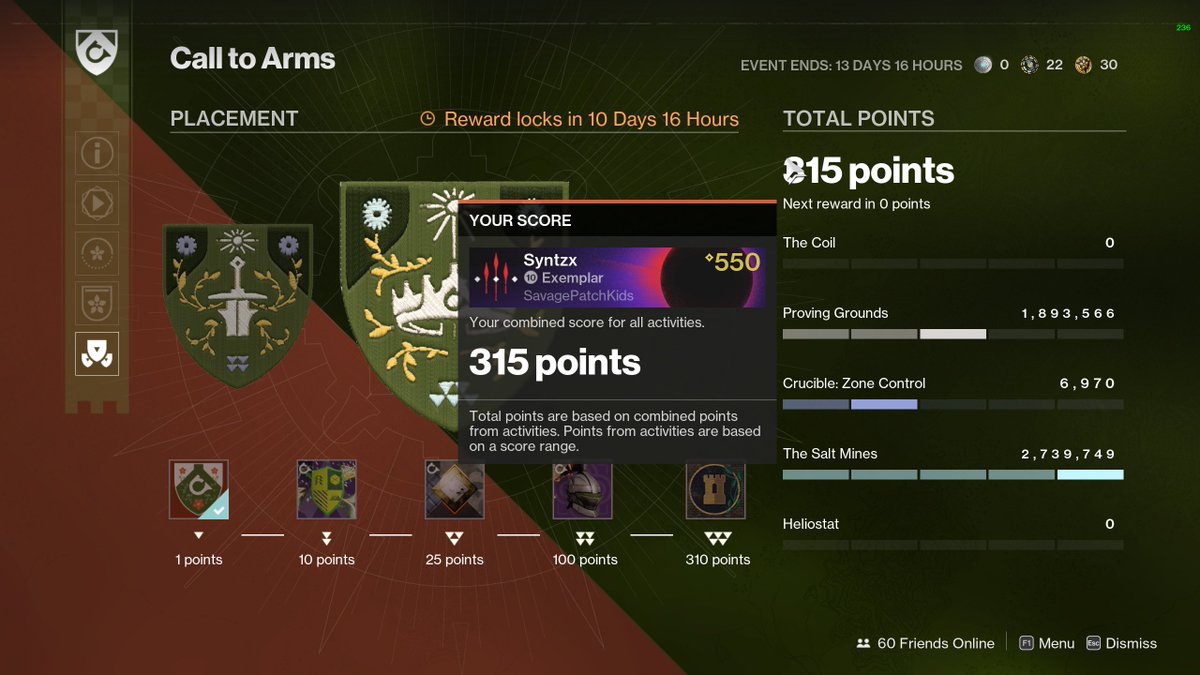 Syntzx's tweet photo. Does that mean I'm done. (btw pvp is busted, if you don't leave the queue and select the game mode again your score wont update, shit game) https://t.co/UZEiQcK8G5