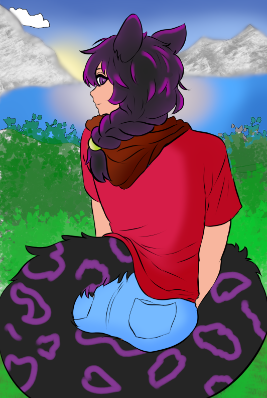 i did some arting of a cute friend of mine!